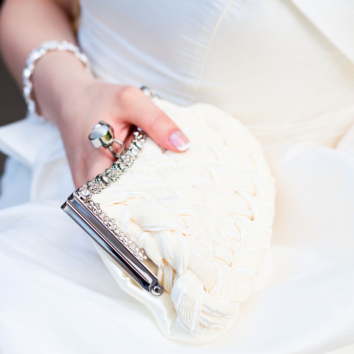 Clutch bag for the Bride